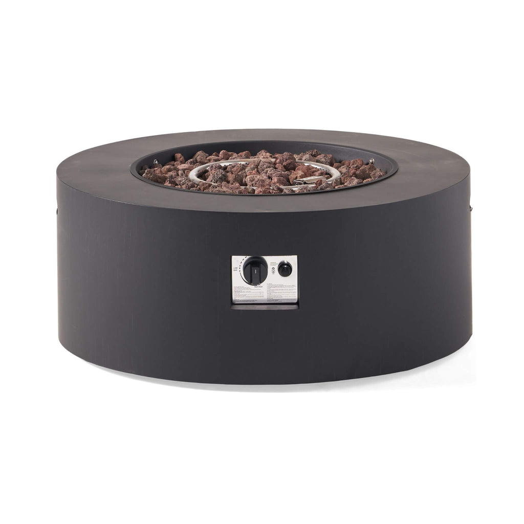 32” Round 40K BTU Iron Propane Fire Pit
