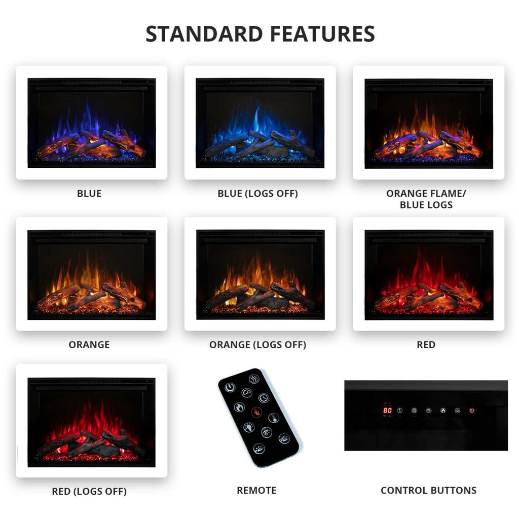 Modern Flames Redstone 42” Built-In Electric Fireplace