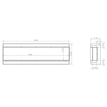 Load image into Gallery viewer, Modern Flames Redstone 42” Built-In Electric Fireplace