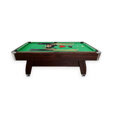 Load image into Gallery viewer, 8FT Modern Green Felt Billiard Pool Table With Automatic Ball Return And Accessories Kit (SAK24870)