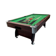 Load image into Gallery viewer, 8FT Modern Green Felt Billiard Pool Table With Automatic Ball Return And Accessories Kit (SAK24870)