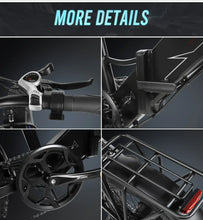 Load image into Gallery viewer, 20*4.0 inch fat tire folding electric bicycle, 750W motor urban mountain E-Bike, 48V13AH battery adult electric scooter