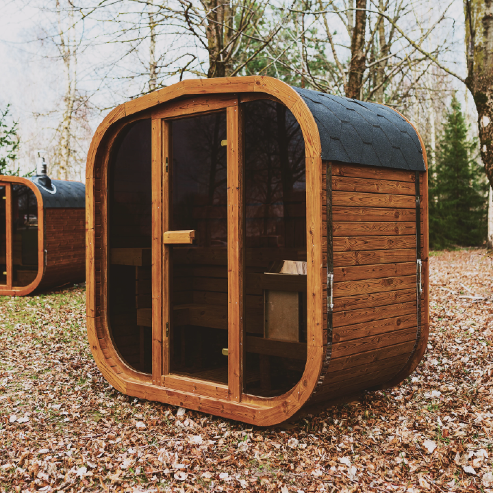 Luxury Outdoor ThermoWood Sauna – Patio Elegance MW20
