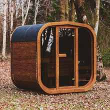 Load image into Gallery viewer, Luxury ThermoWood Outdoor Sauna – MW12 Backyard Wellness Cabin