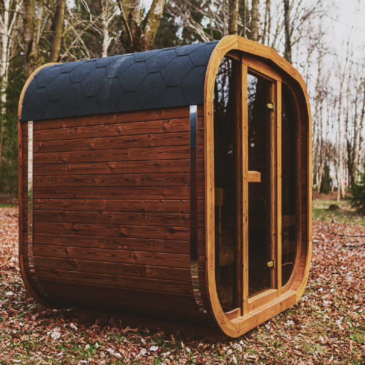 Luxury Outdoor ThermoWood Sauna – Patio Elegance MW20