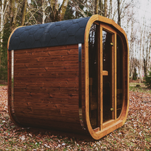 Load image into Gallery viewer, Luxury Outdoor ThermoWood Sauna – Patio Elegance MW20