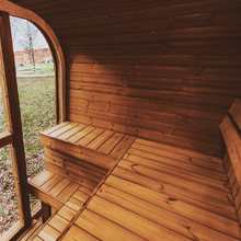 Load image into Gallery viewer, Luxury ThermoWood Outdoor Sauna – MW12 Backyard Wellness Cabin