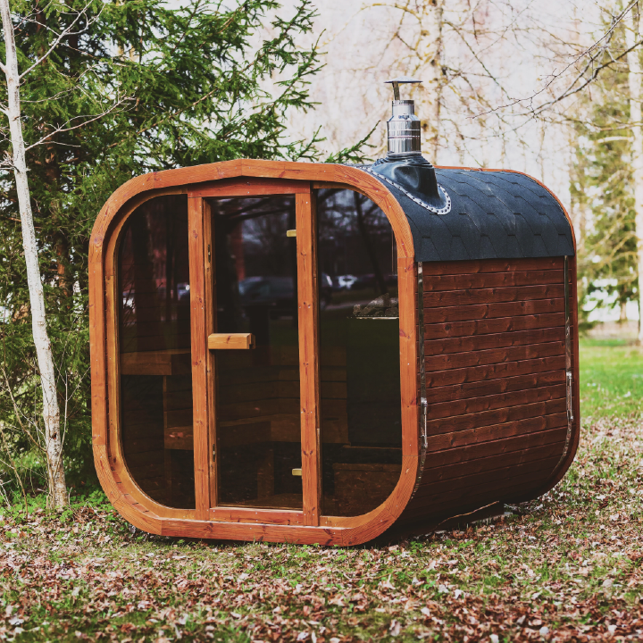 Luxury Outdoor ThermoWood Sauna – Patio Elegance MW20