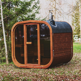 Luxury Outdoor ThermoWood Sauna – Patio Elegance MW20