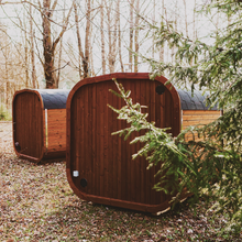 Load image into Gallery viewer, Luxury ThermoWood Outdoor Sauna – MW12 Backyard Wellness Cabin