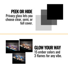 Load image into Gallery viewer, Napoleon Clearion Elite 60” See-Through Electric Fireplace