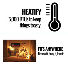 Load image into Gallery viewer, Napoleon Entice Wall-Mount Electric Fireplace