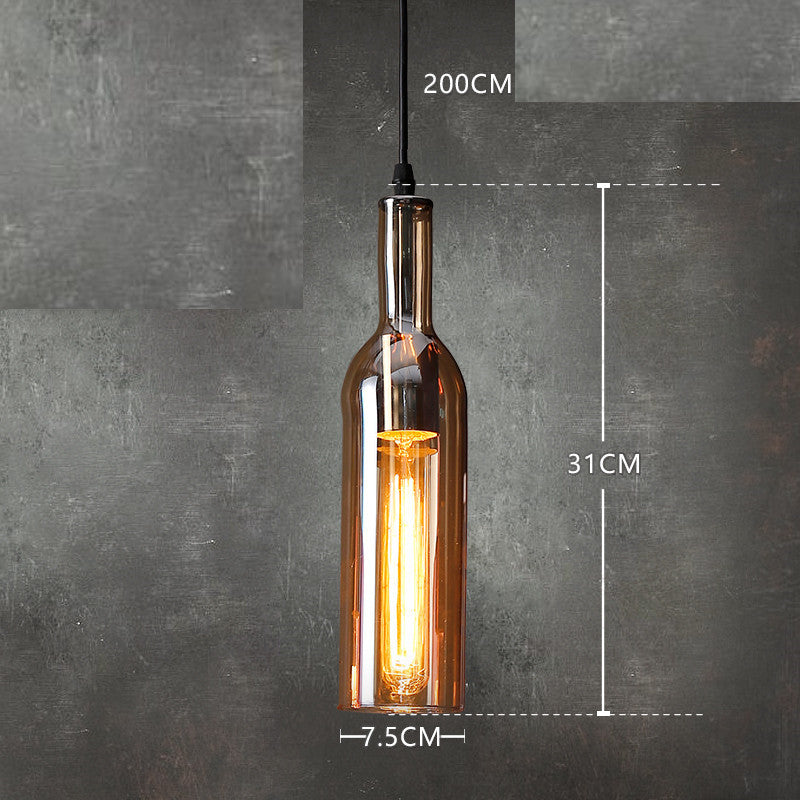 Modern Glass Pendant Light – E27 Single Hanging Ceiling Fixture