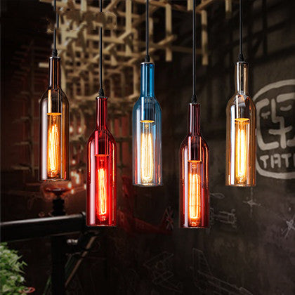 Modern Glass Pendant Light – E27 Single Hanging Ceiling Fixture