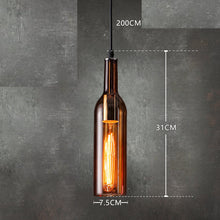 Load image into Gallery viewer, Modern Glass Pendant Light – E27 Single Hanging Ceiling Fixture