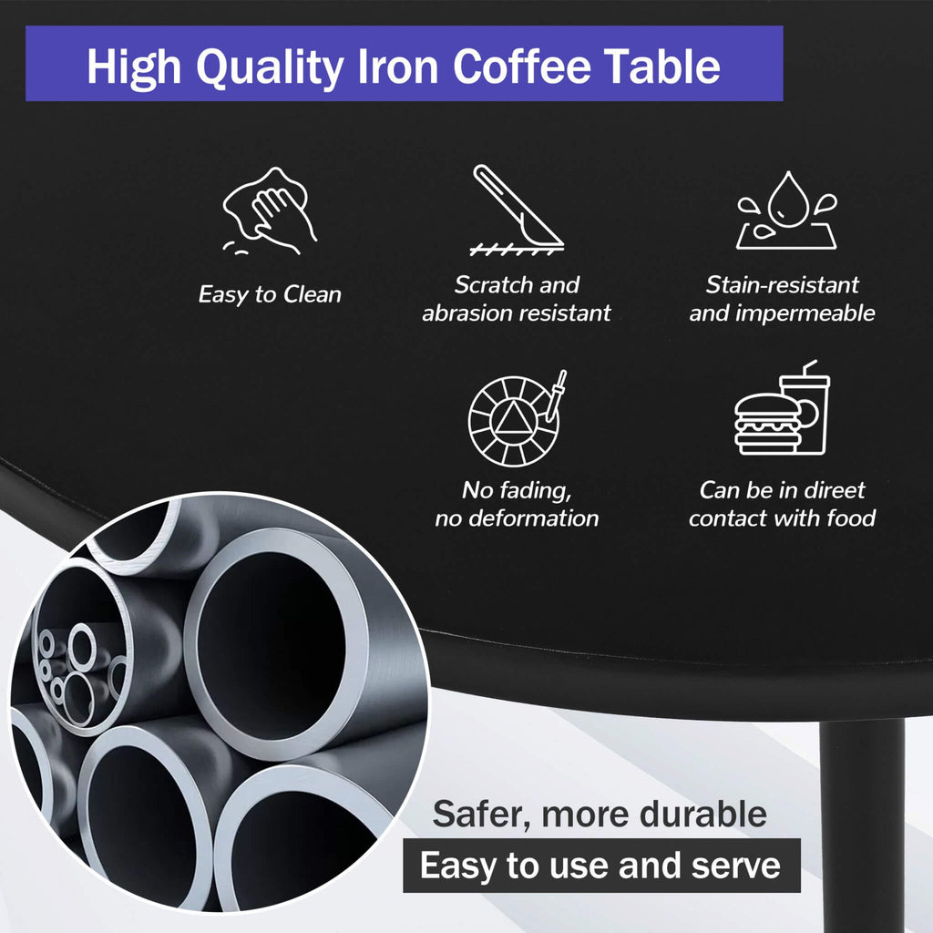 Half-Moon 6-Person Curved Outdoor Sofa Set with Coffee Table