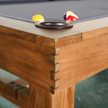 Load image into Gallery viewer, 8FT Premium Professional Presli Slate Native Acacia Solid Wood Billiard Pool Table With Custom Table Cloth (SAK90428)