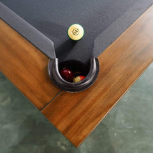 Load image into Gallery viewer, 8FT Premium Professional Presli Slate Native Acacia Solid Wood Billiard Pool Table With Custom Table Cloth (SAK90428)