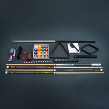 Load image into Gallery viewer, 8FT Premium Professional Regal Slate Modern Graphite Solid Wood Billiard Pool Table Wtih Custom Table Cloth (SAK64029)