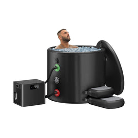 120-Gallon XL Cold Plunge Tub with 1/3 HP Chiller & Filter