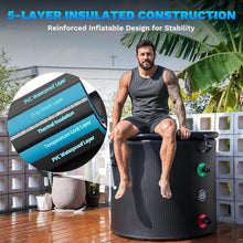 Load image into Gallery viewer, 120-Gallon XL Cold Plunge Tub Kit with 1HP Chiller