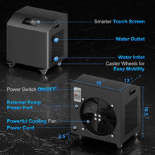 Load image into Gallery viewer, 120-Gallon XL Cold Plunge Tub Kit with 1HP Chiller
