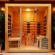 Load image into Gallery viewer, Rövia Oasis 3-Person Hybrid Indoor Sauna Room