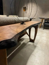 Load image into Gallery viewer, Rustic Console And Sofa Table Made Of Walnut