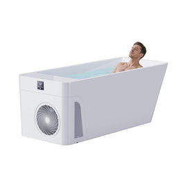 Smart Freestanding Cold Plunge Tub with Built-In Chiller & App Control
