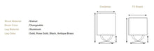 Load image into Gallery viewer, Luxury Walnut River Credenza | Modern Resin Sideboard Cabinet