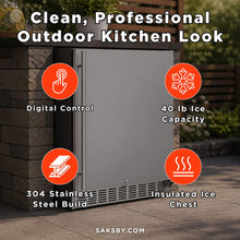 Load image into Gallery viewer, Summerset 24" Outdoor Refrigerator with Anti-Vibration System