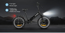 Load image into Gallery viewer, 20*4.0 inch fat tire folding electric bicycle, 750W motor urban mountain E-Bike, 48V13AH battery adult electric scooter