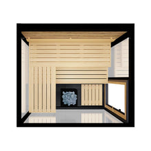 Load image into Gallery viewer, ThermaSol Vue 4-Person Outdoor Mirrored Glass Sauna