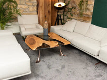 Load image into Gallery viewer, Luxury Epoxy Resin River Walnut Coffee Table | Osso Collection