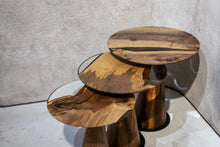 Load image into Gallery viewer, Resin Nesting Tables - Versatile Zigzag Epoxy Coffee Table Set