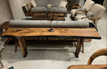 Load image into Gallery viewer, Rustic Console And Sofa Table Made Of Walnut