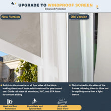 Load image into Gallery viewer, Louvered Aluminum Pergola with Adjustable Roof &amp; Privacy Screens